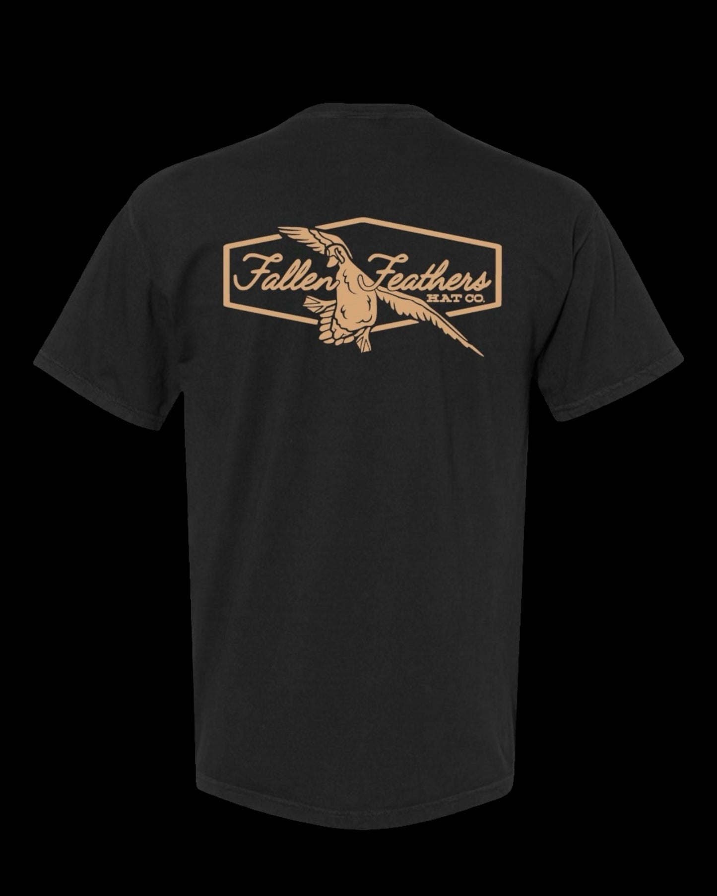 Cupped Up - Black & Tan Pocket Tee