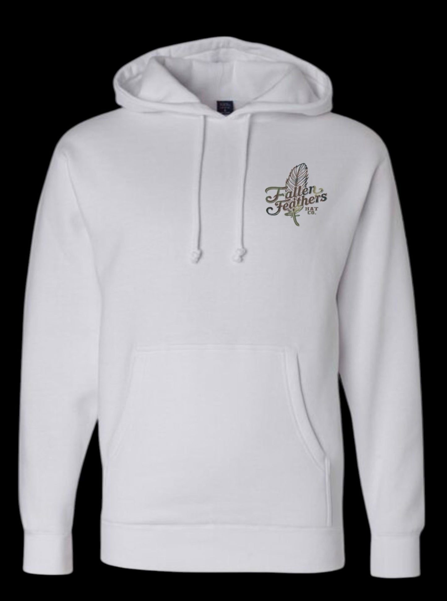 The Feather - Ice-White & Camo Hoodie