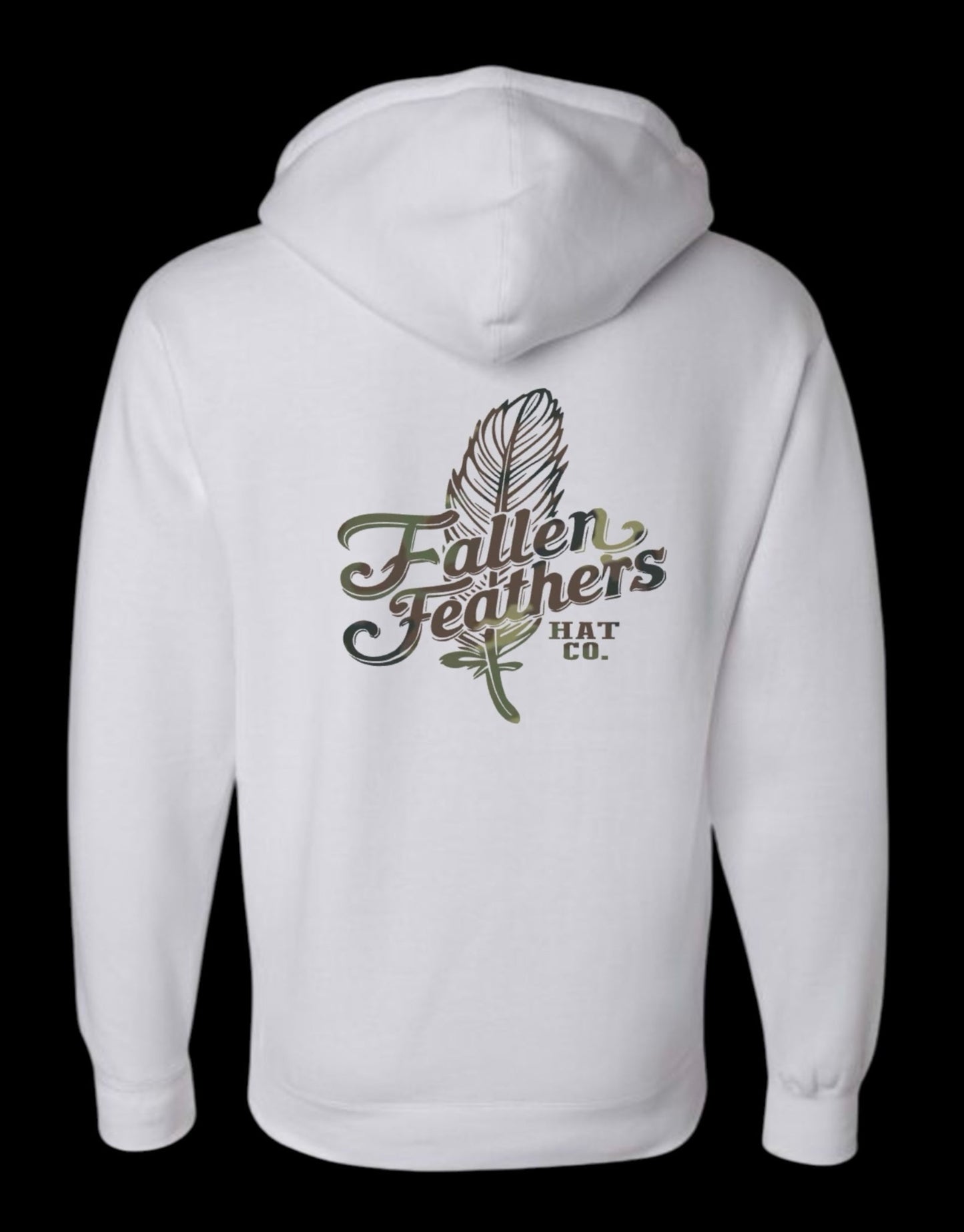 The Feather - Ice-White & Camo Hoodie