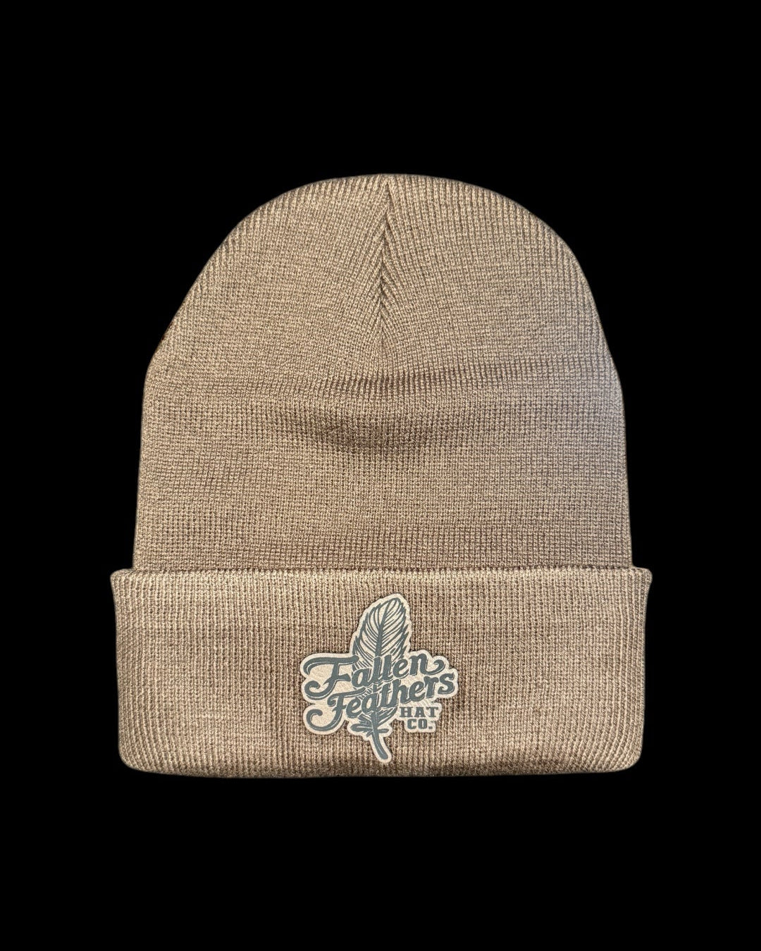 The Feather - Brown Beanie