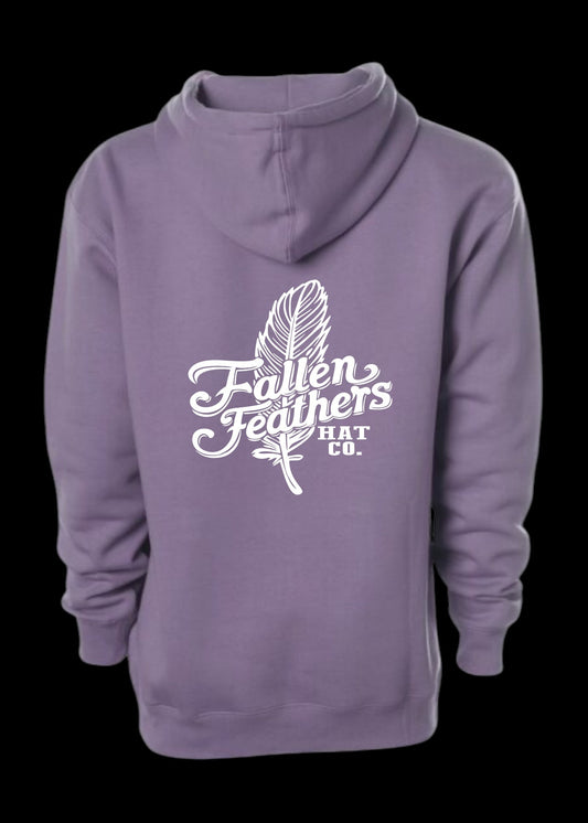 The Feather - Plum Hoodie