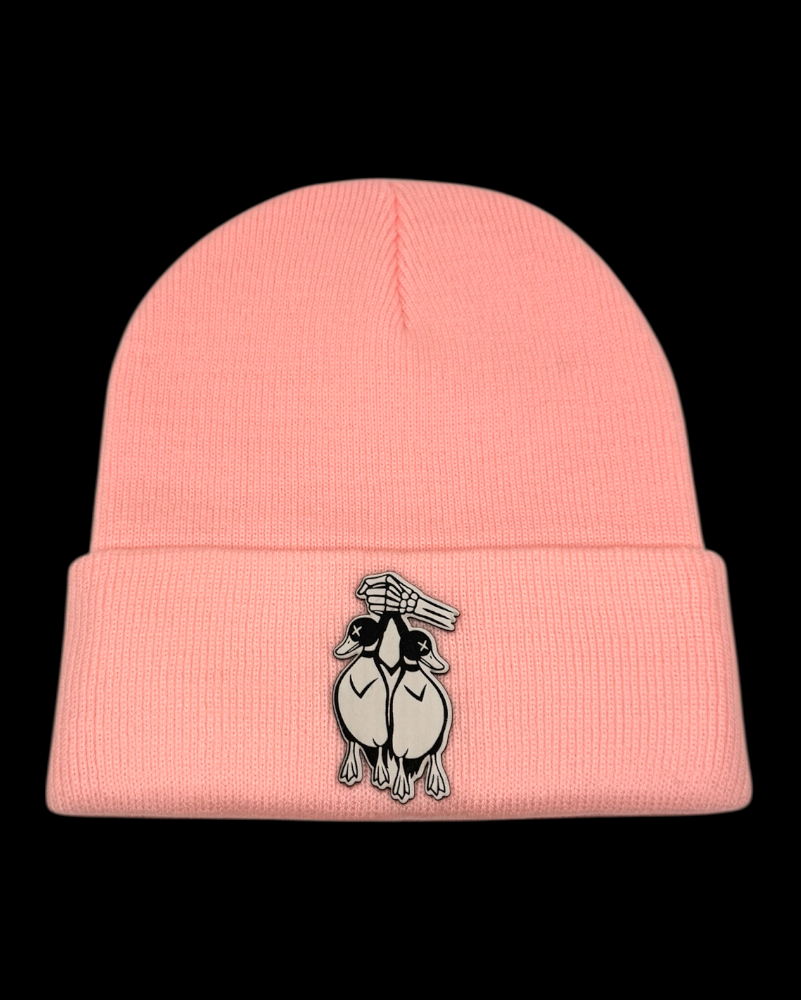Death Grip - Pink Beanie