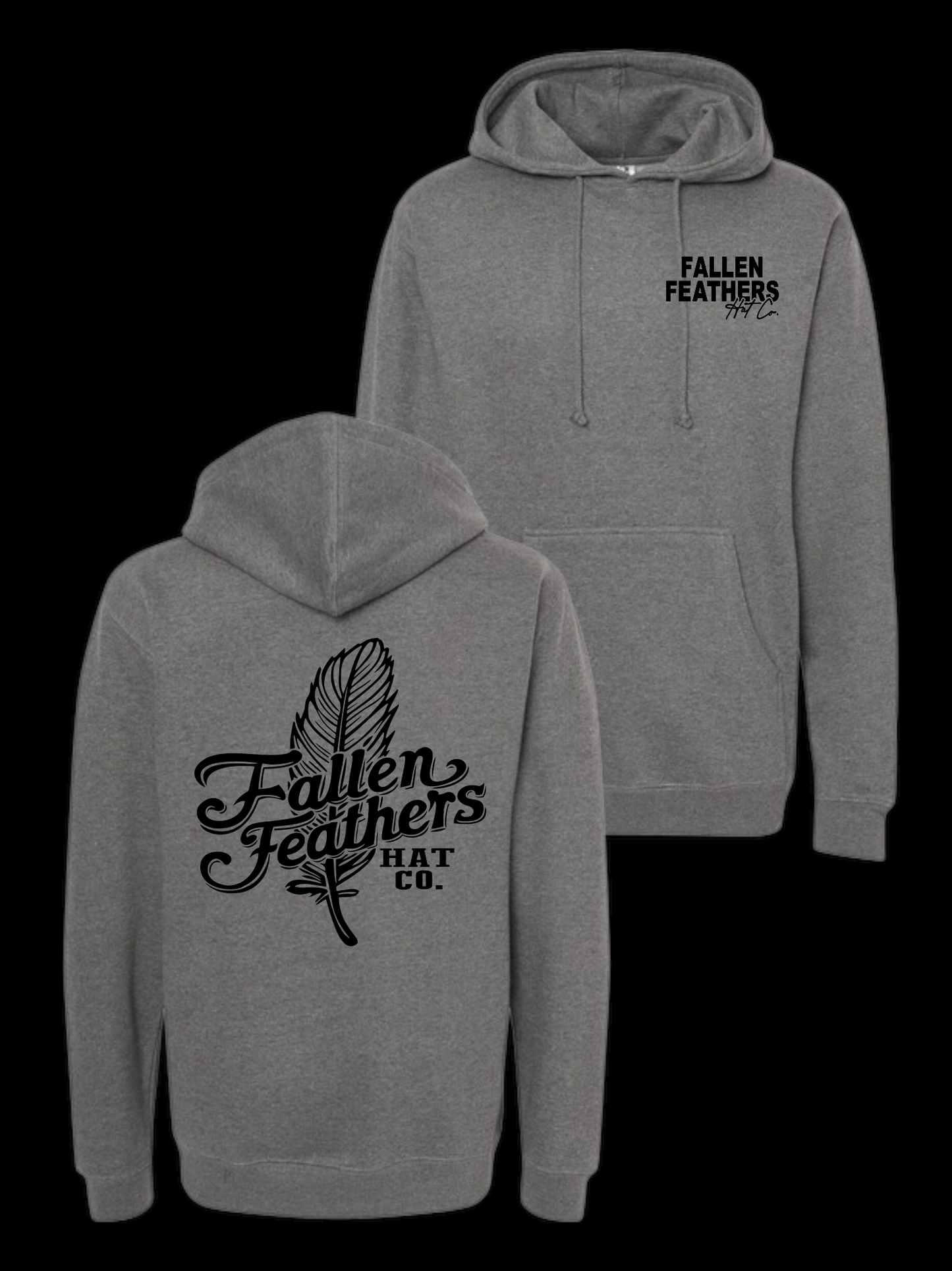 The Feather - Gunmetal Grey Hoodie