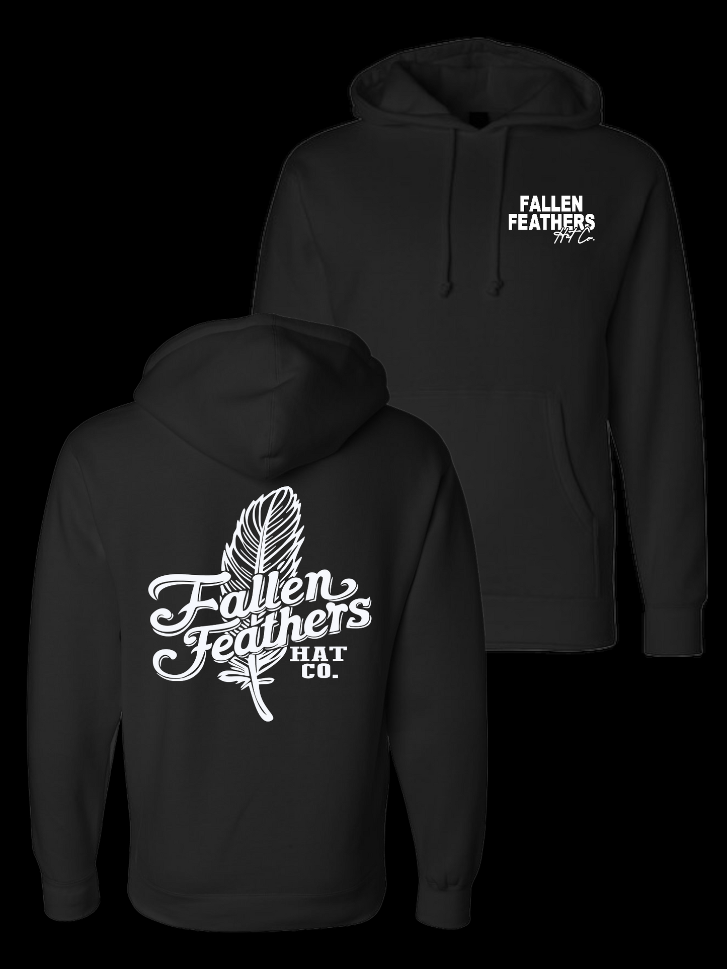 The Feather - Black Hoodie
