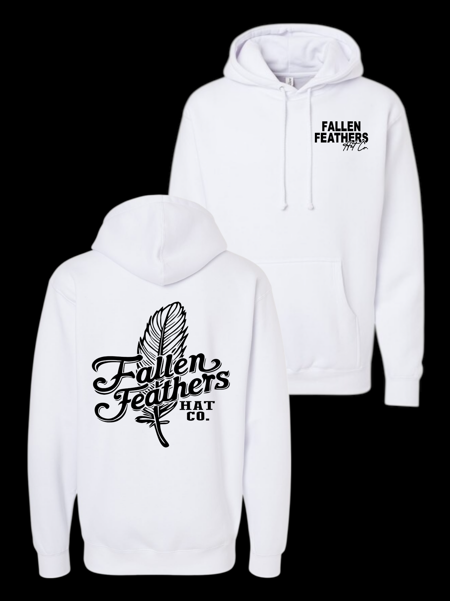 The Feather - Ice White Hoodie