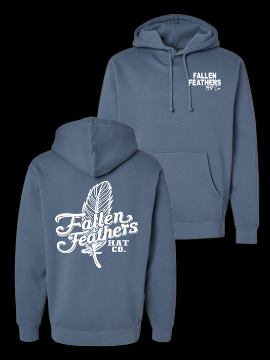 The Feather - Storm Blue Hoodie